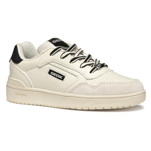 Geox J WASHIBA Boy D Sneaker, White, 39 EU von Geox