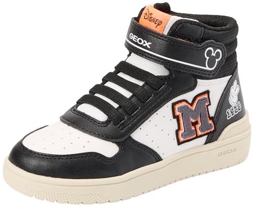Geox J WASHIBA Boy E Sneaker, Schwarz, 34 EU von Geox