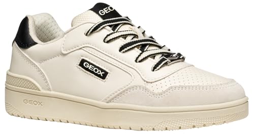 Geox J WASHIBA Boy Sneaker, LT Ivory, 36 EU von Geox