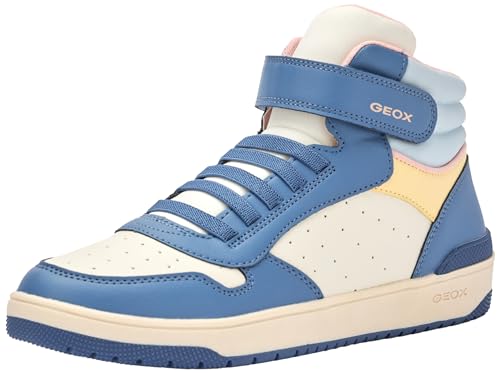 Geox Damen J WASHIBA Girl A Sneaker, AVIO/LT Yellow, 38 EU von Geox