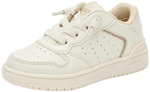 Geox J WASHIBA Girl D Sneaker, LT Ivory, 31 EU von Geox