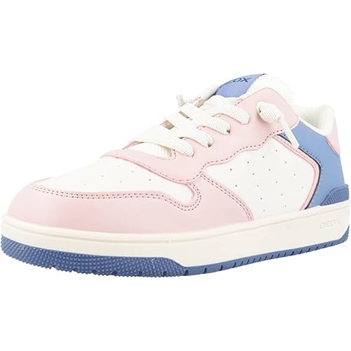 Geox J WASHIBA Girl D Sneaker, LT Rose/AVIO, 34 EU von Geox