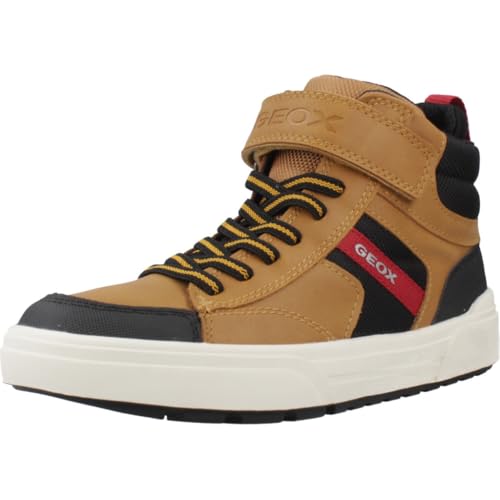 Geox J WEEMBLE Boy A Sneaker, DK Yellow/Black, 34 EU Geox J WEEMBLE Boy A Sneaker, DK Yellow/Black, 34 EU von Geox