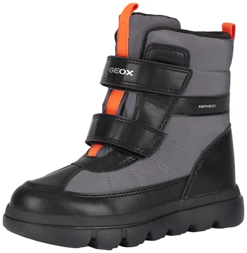 Geox J WILLABOOM Boy B AB Ankle Boot, Black/DK Grey, 32 EU Geox J WILLABOOM Boy B AB Ankle Boot, Black/DK Grey, 32 EU von Geox