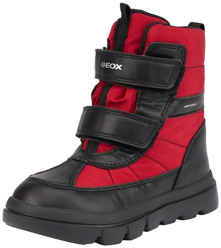 Geox J WILLABOOM Boy B AB Ankle Boot, RED/Black, 35 EU von Geox