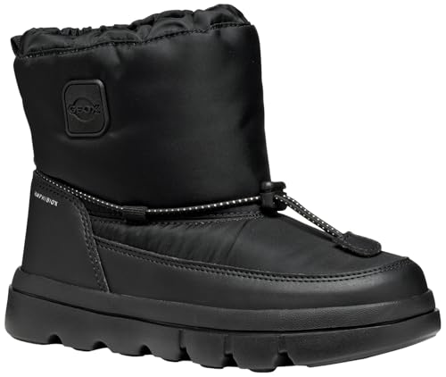 Geox J WILLABOOM Girl B A Ankle Boot, Black, 39 EU von Geox