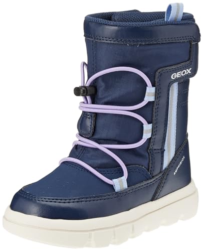 Geox J WILLABOOM Girl B A Ankle Boot, Navy/Sky, 26 EU von Geox