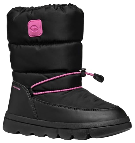 Geox J WILLABOOM Girl B A Snow Boot, Black/Fuchsia, 37 EU Geox J WILLABOOM Girl B A Snow Boot, Black/Fuchsia, 37 EU von Geox