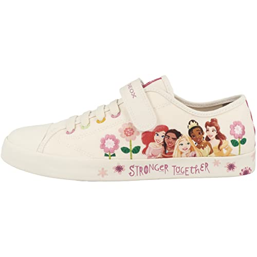 Geox JR CIAK Girl Sneaker, LT Ivory, 39 EU Geox JR CIAK Girl Sneaker, LT Ivory, 39 EU von Geox