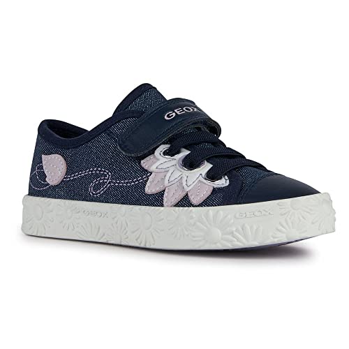 Geox JR CIAK Girl Sneaker, Navy, 28 EU von Geox