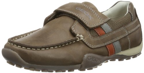 Geox JR SNAKE MOC BOY B J4216B0CL14C6286 Jungen Sneaker, Braun (CHOCOLATE/ORANGE C6286), EU 36 von Geox