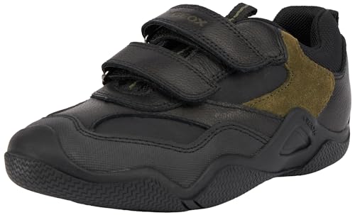Geox JR Wader A Sneaker, Black/Military Geox JR Wader A Sneaker, Black/Military von Geox