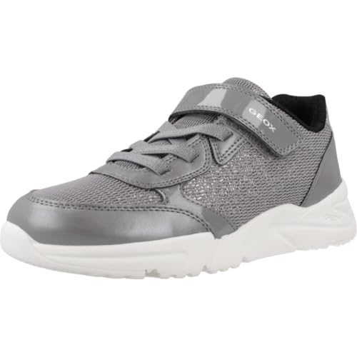 Geox JUNIOR J Loftus Girl Low Easy Entry Grey 26_EU von Geox