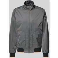 Geox Jacke mit Reißverschlusstaschen in Anthrazit, Größe 52 Geox Jacke mit Reißverschlusstaschen in Anthrazit, Größe 52 von Geox