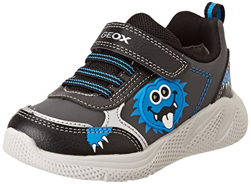 Geox Baby Jungen B Sprintye Boy B Sneakers, Black Sky, size 24 EU von Geox