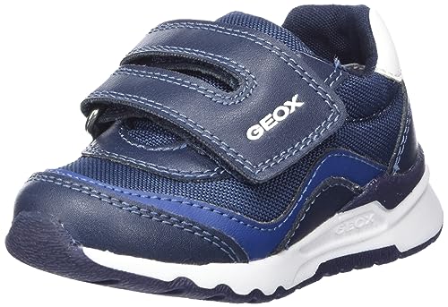 Geox Jungen B pyrip dreng Sneaker, Navy White, 26 EU von Geox