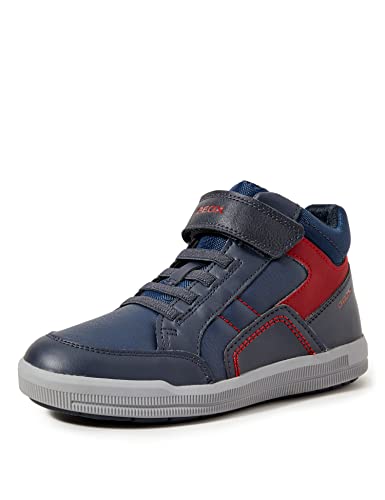 Geox Jungen J Arzach Boy Sneakers, Navy Red, 29 EU von Geox