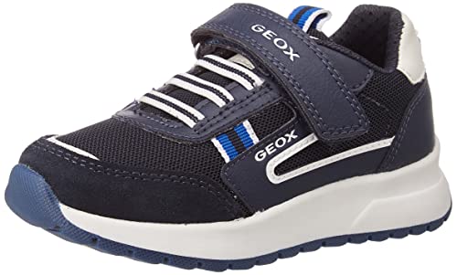 Geox Jungen J Briezee Boy B Sneakers, Navy White , 27 EU von Geox