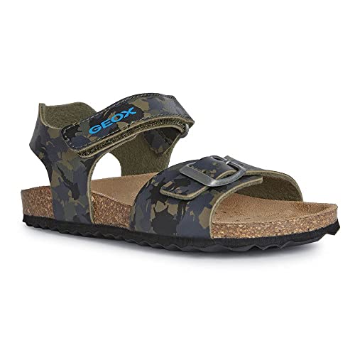 Geox Jungen J Ghita Boy Sandal, Camouflage Green, 26 EU Geox Jungen J Ghita Boy Sandal, Camouflage Green, 26 EU von Geox