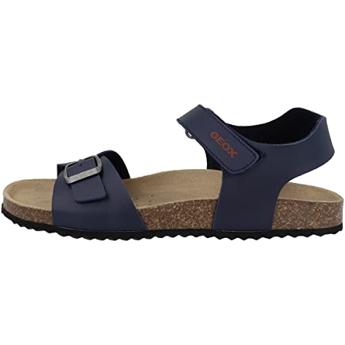 Geox Jungen J Ghita Boy Sandal, Navy/RED, 25 EU von Geox