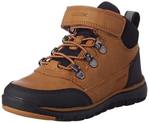 Geox Jungen J Xunday dreng A Stiefeletten, Dk Yellow Red, 33 EU von Geox