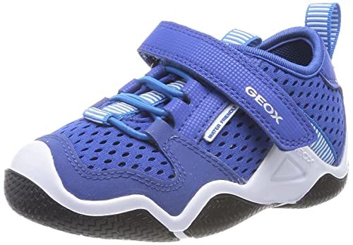 Geox Jungen Jr Wader Sneaker, Royal Sky, 33 EU von Geox