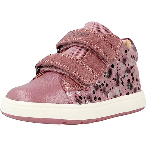 Geox Jungen Mädchen B BIGLIA Girl C Sneaker, DK Rose/Prune, 21 EU von Geox