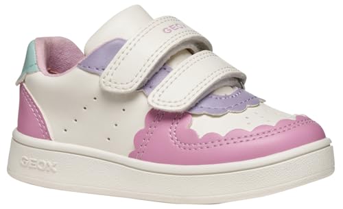 Geox Jungen Mädchen B ECLYPER Girl Sneaker, White/DK PINK, 25 EU Geox Jungen Mädchen B ECLYPER Girl Sneaker, White/DK PINK, 25 EU von Geox