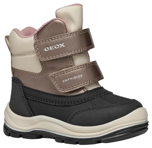 Geox Jungen Mädchen B FLANFIL Girl B ABX Snow Boot, Black/DK BEIGE, 27 EU Geox Jungen Mädchen B FLANFIL Girl B ABX Snow Boot, Black/DK BEIGE, 27 EU von Geox