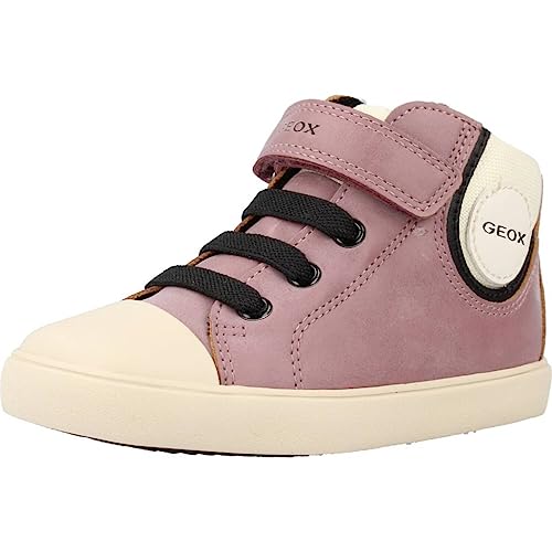 Geox Jungen Mädchen B GISLI Girl D Sneaker, DK Rose/LT Ivory, 27 EU von Geox