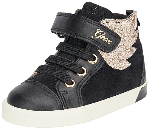 Geox Jungen Mädchen B Kilwi Girl A Sneaker, Black/Gold, 23 EU Geox Jungen Mädchen B Kilwi Girl A Sneaker, Black/Gold, 23 EU von Geox