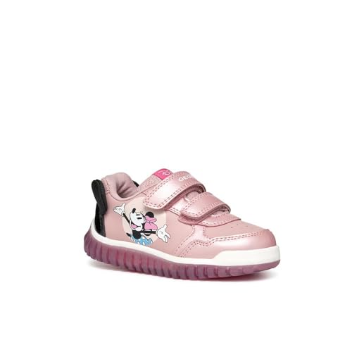 Geox Jungen Mädchen B LIGHTYLOO Girl B Sneaker, Old Rose/Black, 25 EU Geox Jungen Mädchen B LIGHTYLOO Girl B Sneaker, Old Rose/Black, 25 EU von Geox