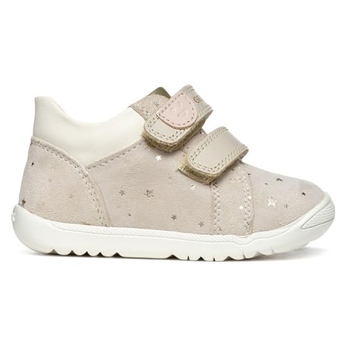 Geox Jungen Mädchen B MACCHIA Girl A Sneaker, BEIGE/Gold, 21 EU von Geox