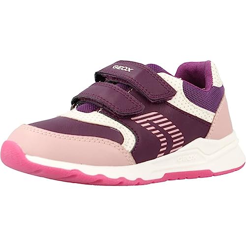 Geox Jungen Mädchen B PYRIP Girl A Sneaker, Violet/DK Rose, 23 EU von Geox