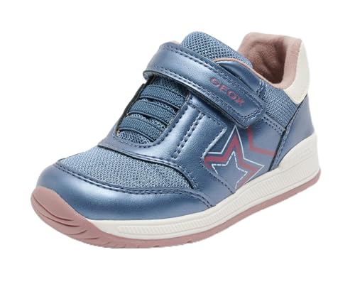 Geox Jungen Mädchen B RISHON Girl A Sneaker, 25 EU von Geox