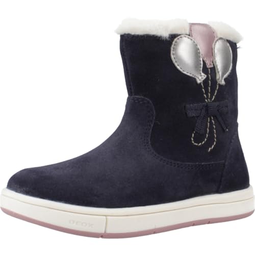 Geox Jungen Mädchen B TROTTOLA Girl Ankle Boot, Navy/PINK, 21 EU von Geox