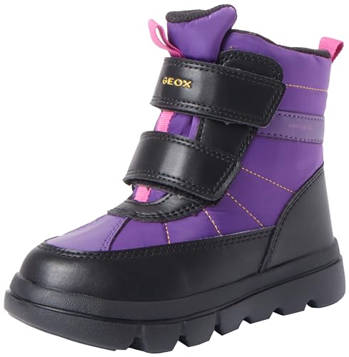 Geox Jungen Mädchen B WILLABOOM Girl B A Ankle Boot, Purple/Black, 24 EU von Geox