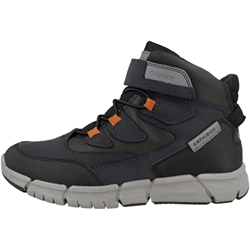 Geox J Flexyper Boy B Abx Ankle Boot, Navy Grey, 28 EU von Geox