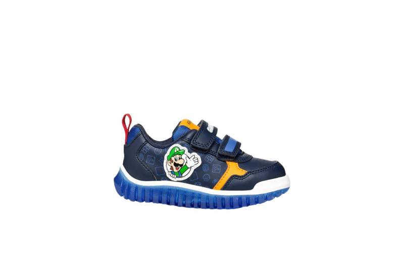 Geox GEOX LIGHTYLOO, Klett, Blau, kombiniert, Kinder Klettschuh von Geox