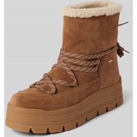Geox Lederstiefel mit Futter aus Kunstfell Modell 'SPHERICA' in Taupe, Größe 40 Geox Lederstiefel mit Futter aus Kunstfell Modell 'SPHERICA' in Taupe, Größe 40 von Geox