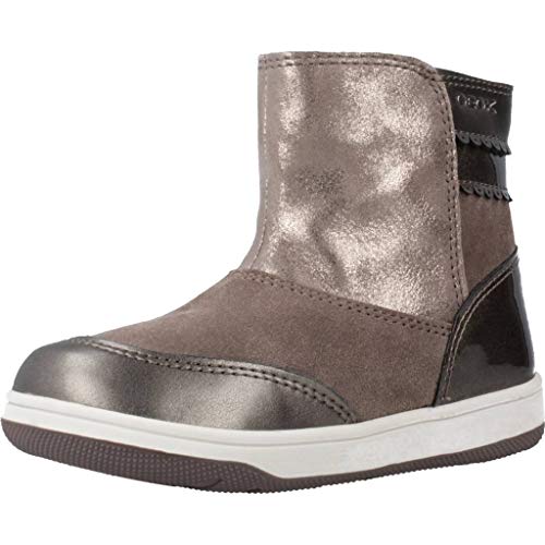 Geox Mädchen B NEW FLICK GIRL B Stiefel, Grau (Smoke Grey C9006), 22 EU von Geox