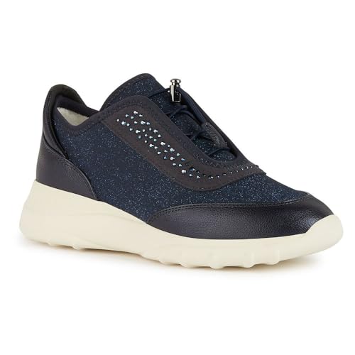 Geox Mädchen D Alleniee C Sneaker, Dk Jeans, 36 EU von Geox
