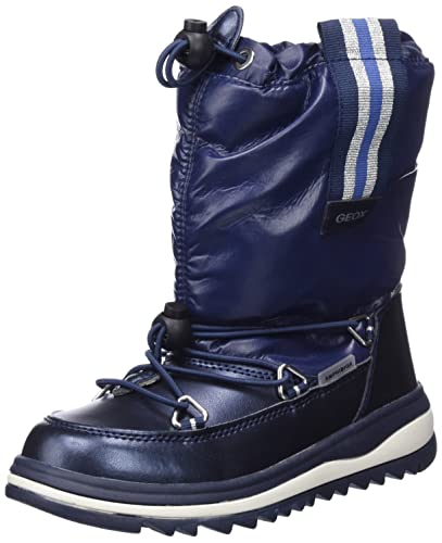 Geox Mädchen J Adelhide Girl B Ab Stiefel,Navy Silver,38 EU von Geox