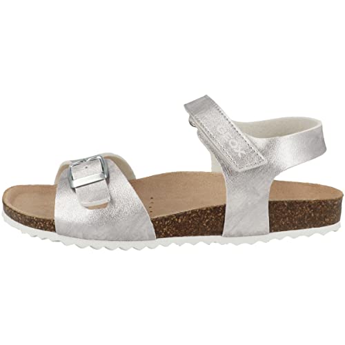 Geox Mädchen J Adriel Girl Sandal,SILVER,31 EU Geox Mädchen J Adriel Girl Sandal,SILVER,31 EU von Geox