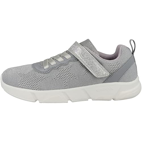 Geox Damen J Aril Girl D Sneaker, Silver Lilac, 38 EU von Geox