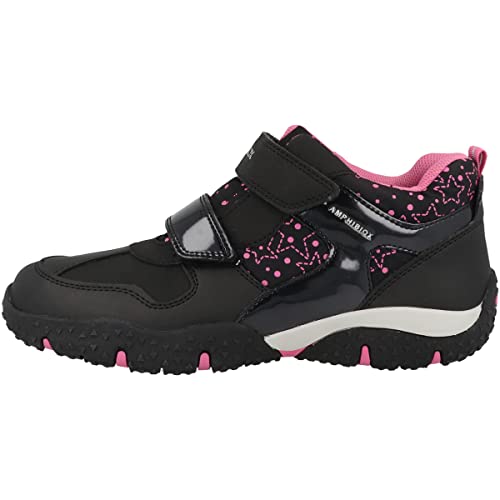 Geox Mädchen J Baltic B Girl Abx Schuhe,24 EU,Black Fuchsia von Geox