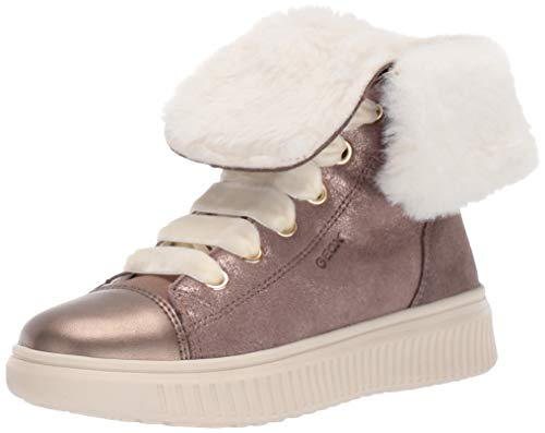 Geox J DISCOMIX Girl B Hohe Sneaker, Beige (Dk Beige C5005), 30 EU von Geox