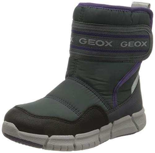 Geox Girl J FLEXYPER B AB Snow Boot,Grey Grey Purple,36 EU von Geox