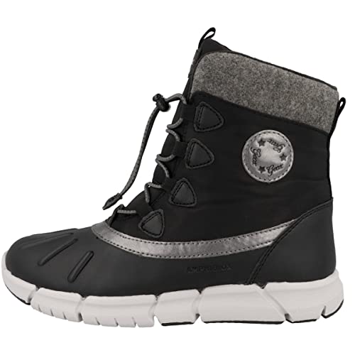 Geox Mädchen J Flexyper Girl B Ab Stiefeletten,Schwarz,size 35 EU / 2.5 UK von Geox