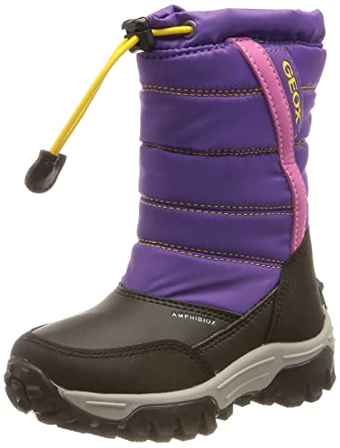 Geox Mädchen J Himalaya Girl B Ab Stiefel, Purple Black, 32 EU von Geox